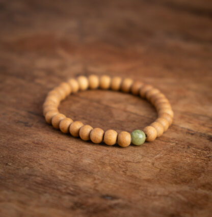 Sandalwood Green Jade Bracelet - Image 2