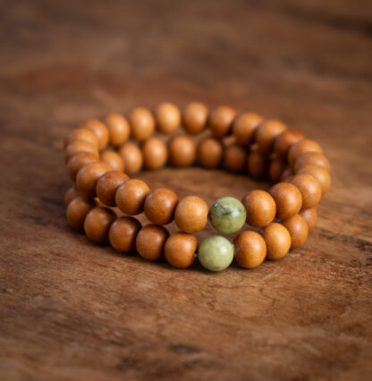 Sandalwood Green Jade Bracelet - Image 5