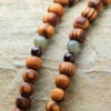 Aquamarine Gye Nyame Rosewood Mala (discontinued) - Image 3