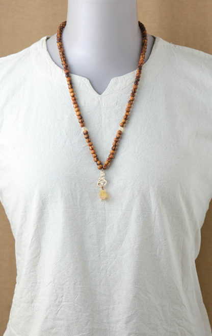 Fluorite Hiç Rosewood Mala - Image 4