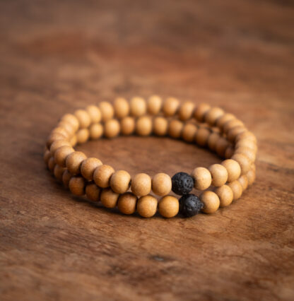 Sandalwood Lava Stone Bracelet - Image 4