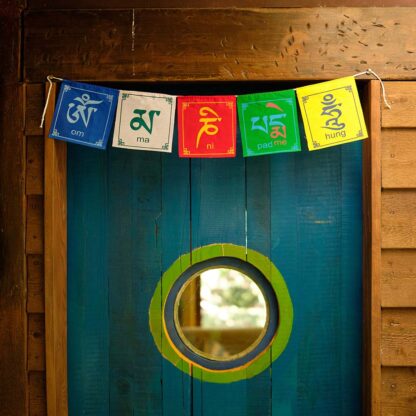 Prayer Flag - Om Mani Padme Hung - S - Image 2