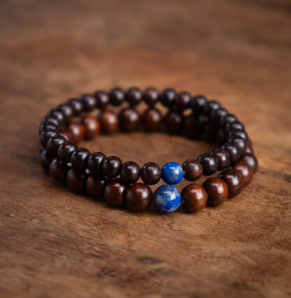 Rosewood Lapis Bracelet