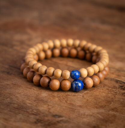 Sandalwood Lapis Bracelet