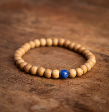 Sandalwood Lapis Bracelet - Image 2