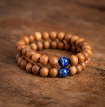 Sandalwood Lapis Bracelet - Image 5