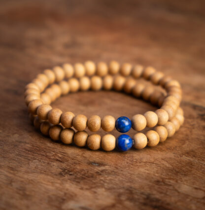 Sandalwood Lapis Bracelet - Image 4