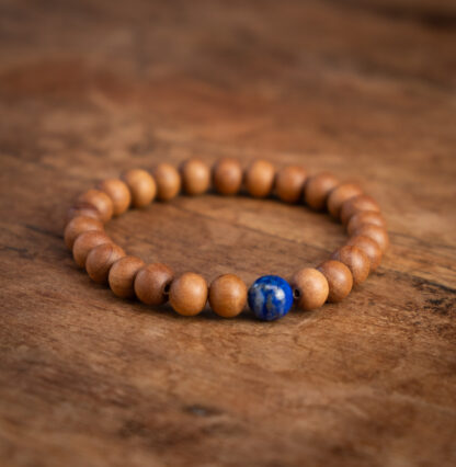Sandalwood Lapis Bracelet - Image 3